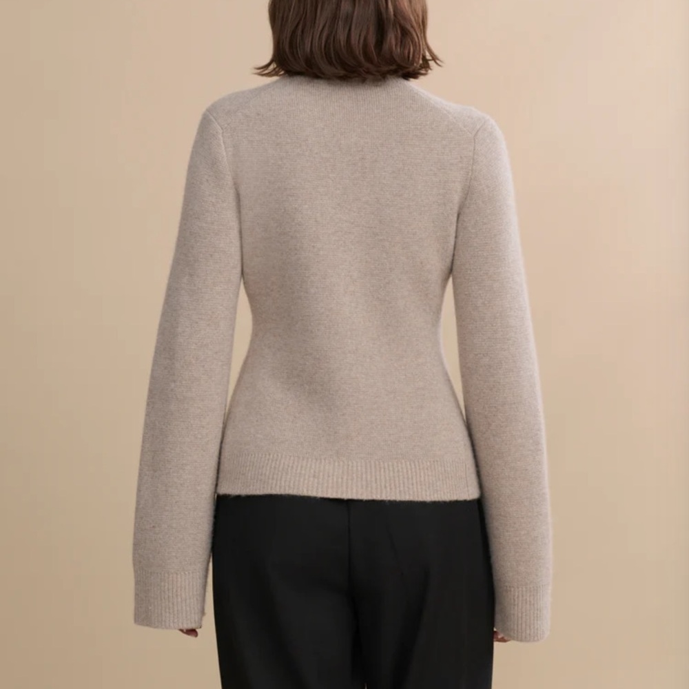 Jenni Kayne Cooper Cardigan in Taupe - Picture 4 of 16